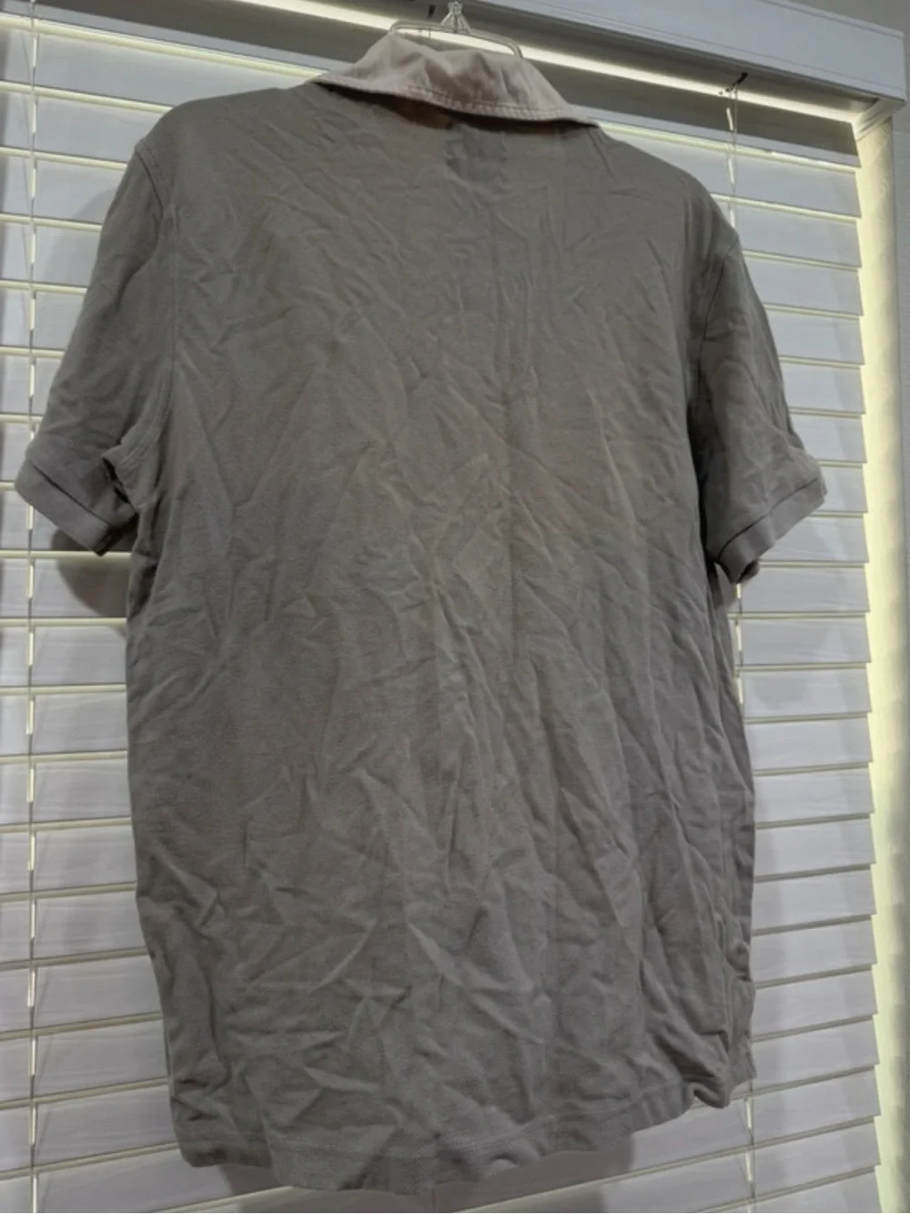VintageJ. Crew Men's Short-Sleeve Polo Shirt in Light Gray - Sag Harbor NY Patch